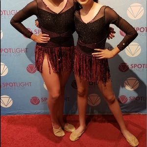 Beautiful jazz, lyrical or tap dance costume